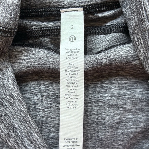 Lululemon Groove Super-High-Rise Flared Pant Nulu Heathered Graphite Grey Size 2 - Picture 5 of 10